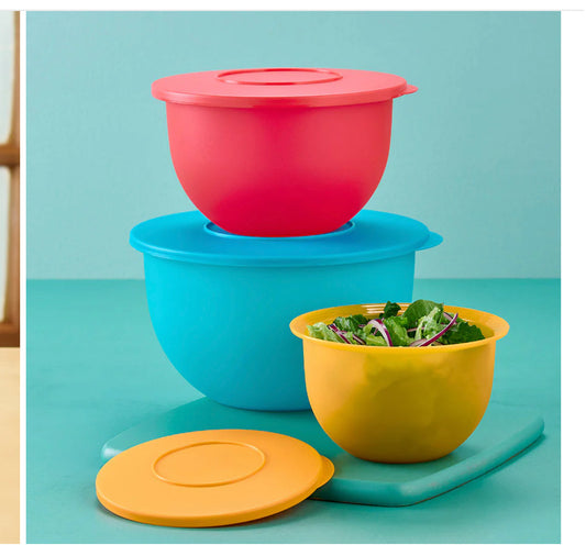 Tupperware storage Bowls